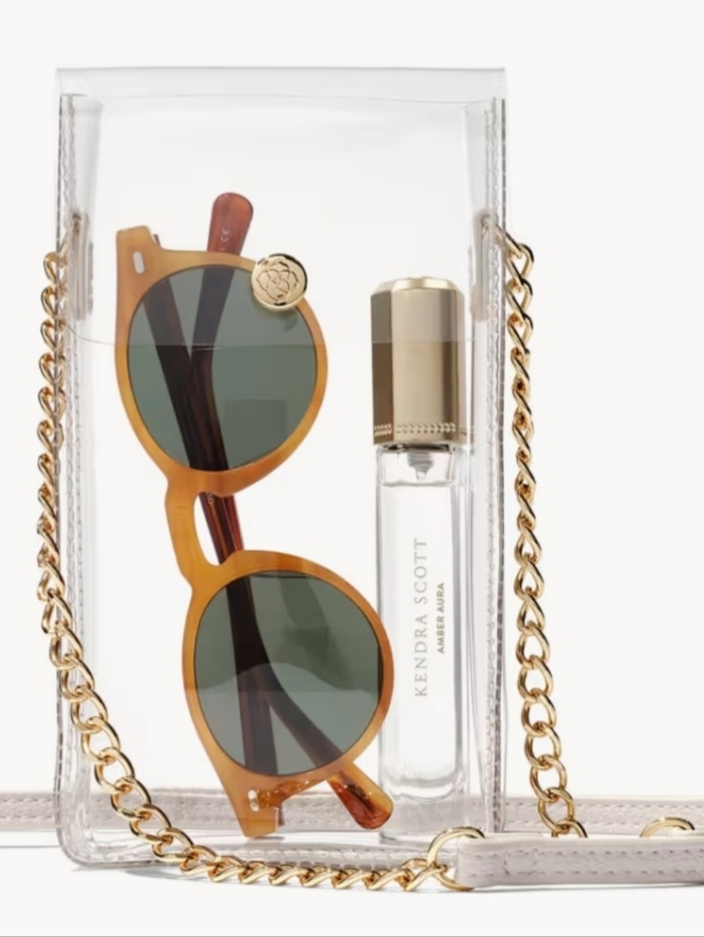 NWT Kendra Scott Clear Small Crossbody